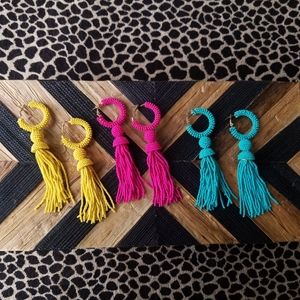 Bold Statement Tassel Earrings...Sold Separately!
